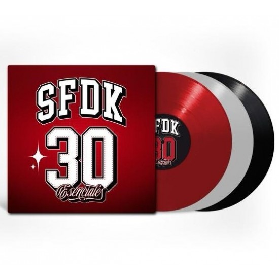 SFDK ‎"30 Esenciales" (Box - 3xLP - Red, White, Black)