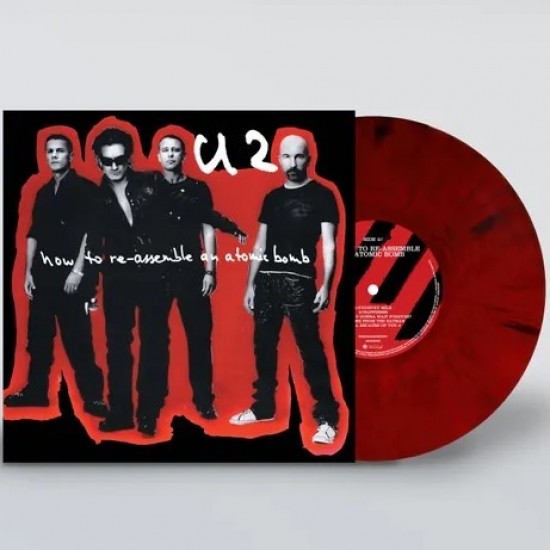 U2 ?"How To Re-Assemble An Atomic Bomb" (LP - Gatefold - RSD Limited Edition - Red & Black Marbled)