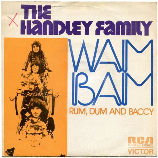 The Handley Family ‎- Wam Bam (7") 