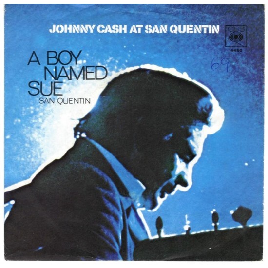 Johnny Cash ‎- A Boy Named Sue (7") 