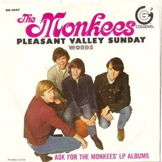 The Monkees ‎- Pleasant Valley Sunday / Word (7") 