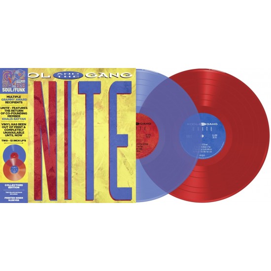 Kool & The Gang "Unite" (2xLP - Collectors Edition - Red + Blue)