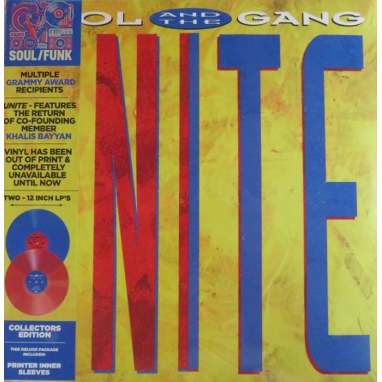 Kool & The Gang "Unite" (2xLP - Collectors Edition - Red + Blue)