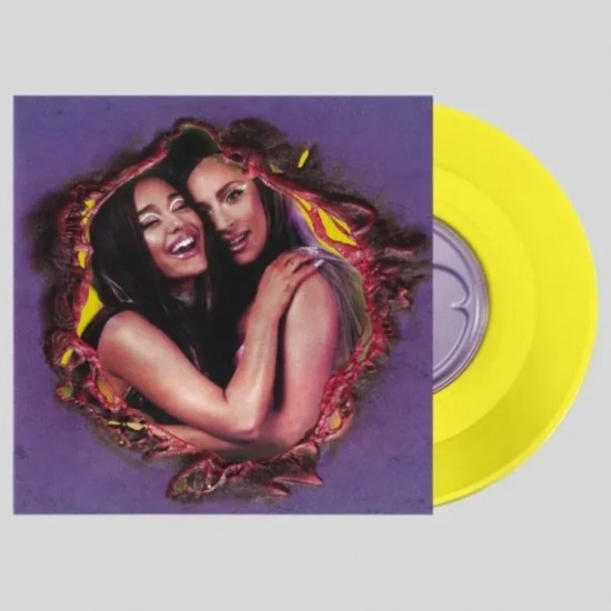 Lady Gaga With Ariana Grande ‎"Rain On Me" (7" - Limited Edition - Translucent Yellow)