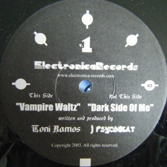 Toni Ramos / J Psycobeat ‎- Vampire Waltz / Dark Side Of Me (12")