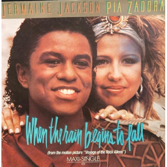 Jermaine Jackson & Pia Zadora ‎"When The Rain Begins To Fall" (12" - Promo)