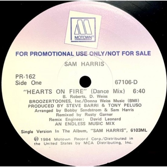 Sam Harris - Hearts On Fire (12" - Promo) 