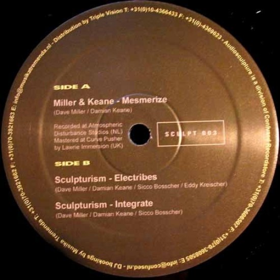 Miller & Keane / Sculpturism ‎"Mesmerize" (12")