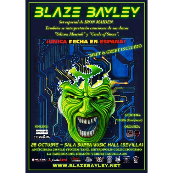 Blaze Bayley (Set Especial Iron Maiden) @salaSupraMusicHall